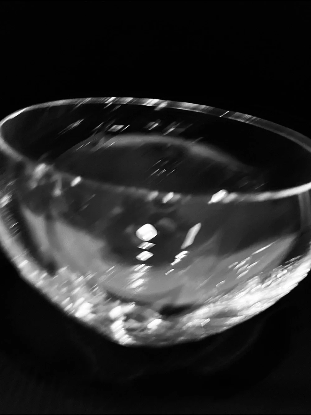 Vintage Simon Pierce Crystal Desert Bowls Set of 3-4.5” Diameter